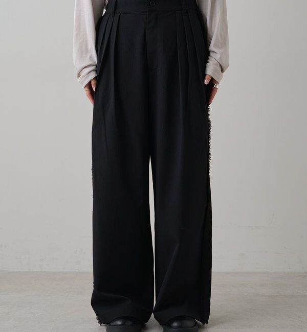  「【Du noir】サイドフリンジパンツ」|その他|