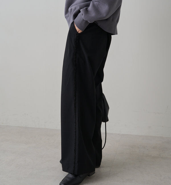 「【Du noir】サイドフリンジパンツ」|その他|