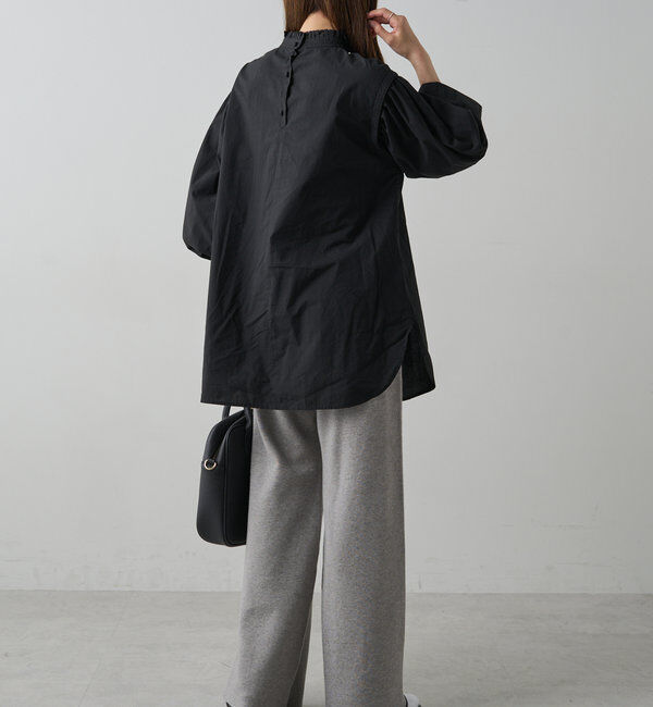  「衿フリルシャーリングブラウス」|シャツ・ブラウス|