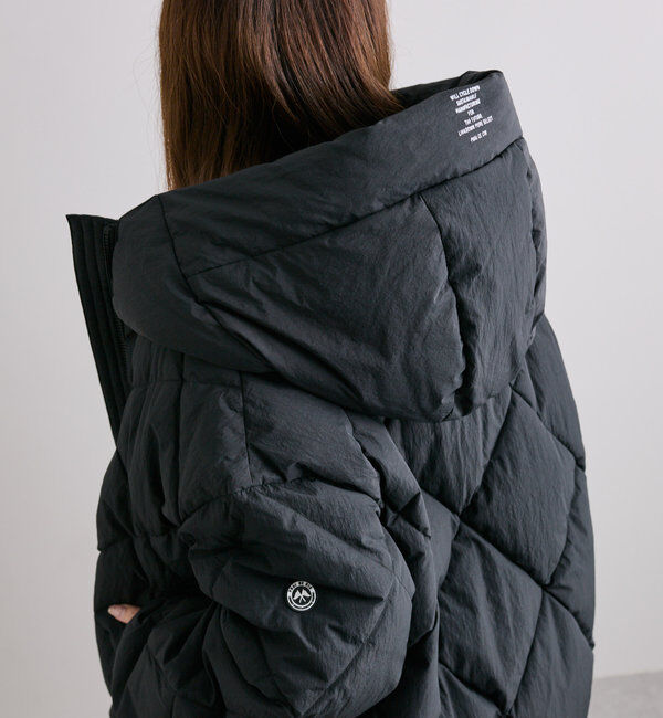  「リサイクルダウンジップアップフードジャケット」|テーラードジャケット|