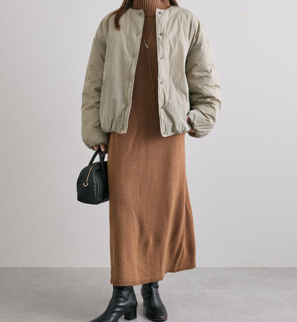  「【手洗いOK】ハンドウォッシャブルニットワンピース」|ワンピース|