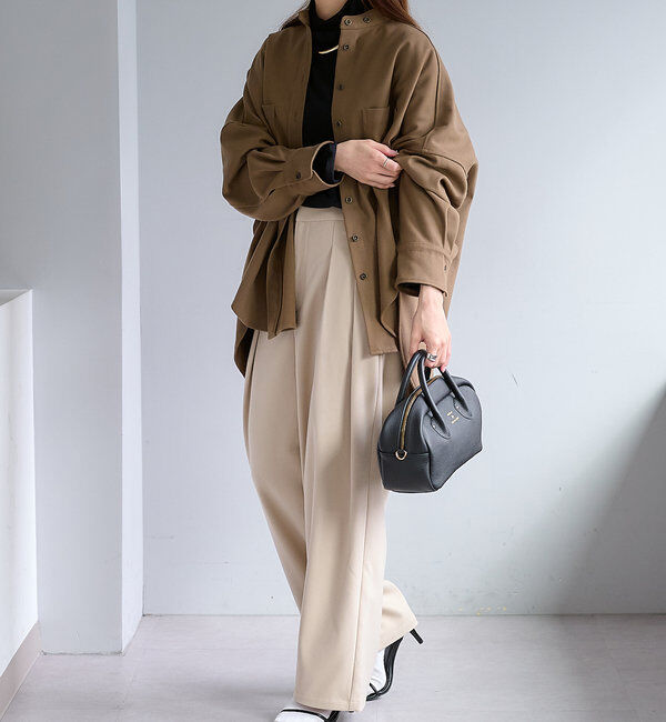  「ツータック起毛スラックスパンツ」|その他|