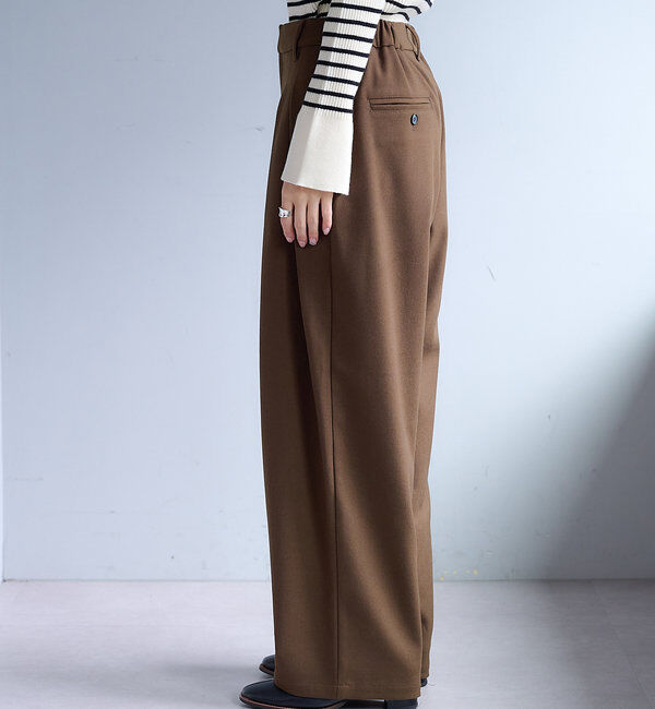  「ツータック起毛スラックスパンツ」|その他|