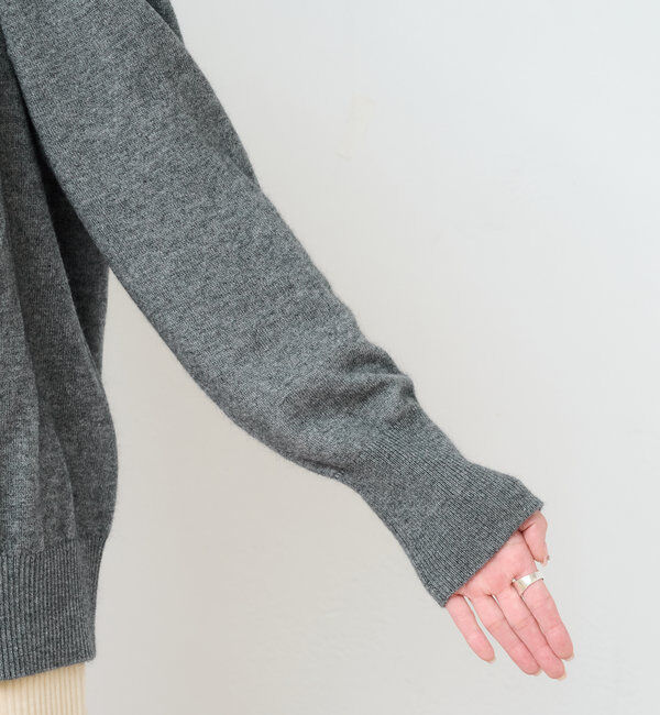  「インターシャロゴニットプルオーバー」|ニット・セーター|