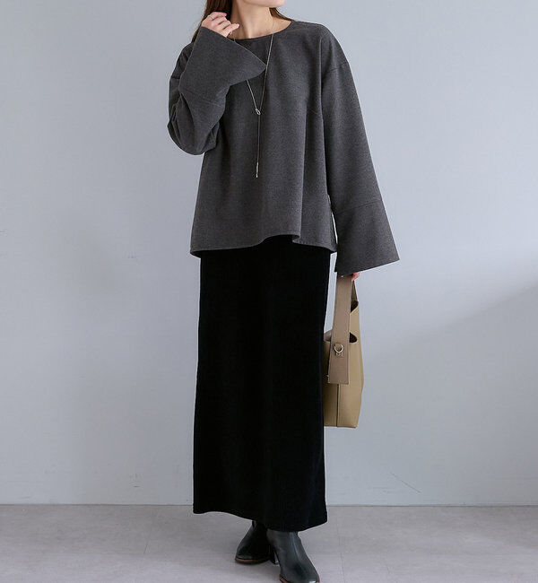  「両面起毛プルオーバーブラウス」|プルオーバー|