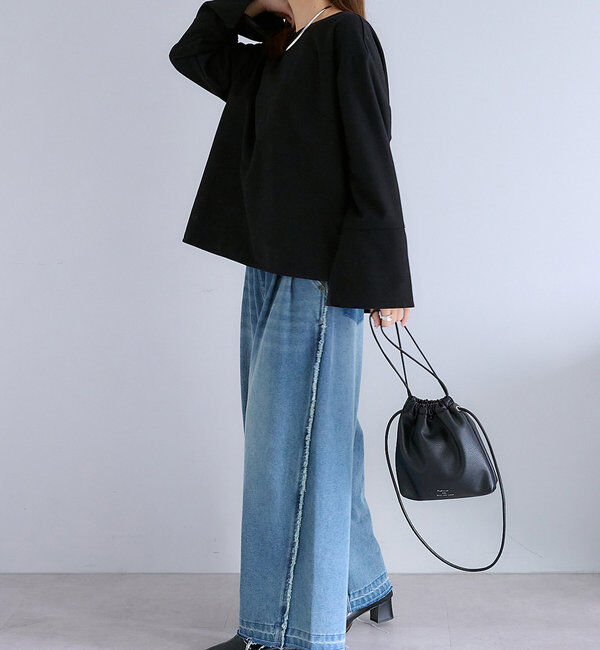  「両面起毛プルオーバーブラウス」|プルオーバー|