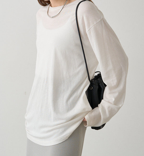  「【リバイバル】コットンシアークルーネックカットソー」|Tシャツ・カットソー|