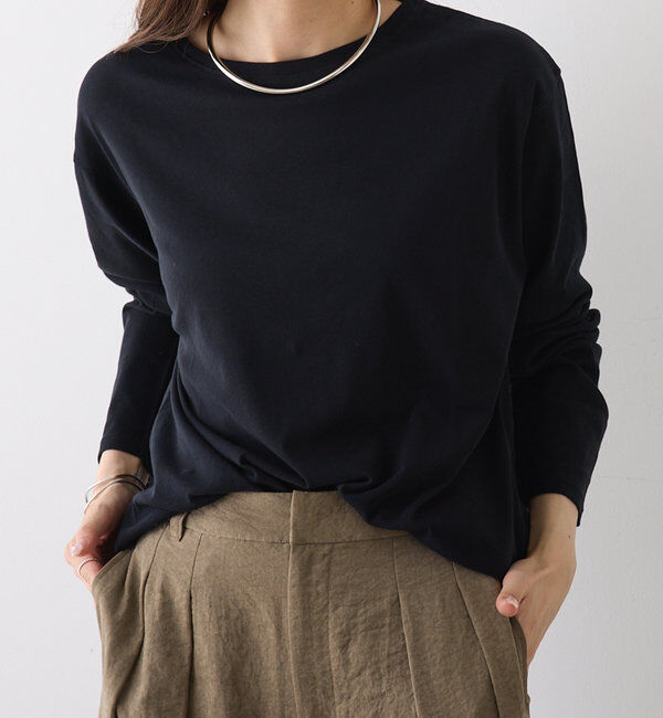  「【リバイバル】コットンシアークルーネックカットソー」|Tシャツ・カットソー|