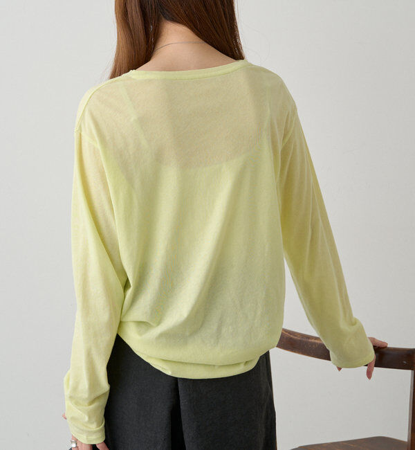  「【リバイバル】コットンシアークルーネックカットソー」|Tシャツ・カットソー|