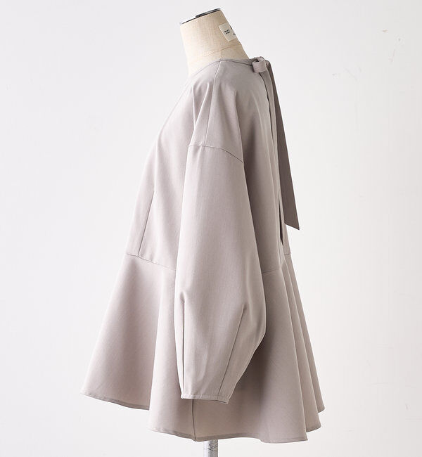  「【Du noir】バックリボンペプラムブラウス+スラックスパンツセット」|その他|