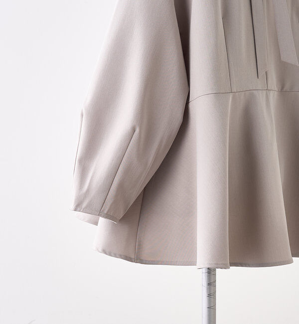  「【Du noir】バックリボンペプラムブラウス+スラックスパンツセット」|その他|