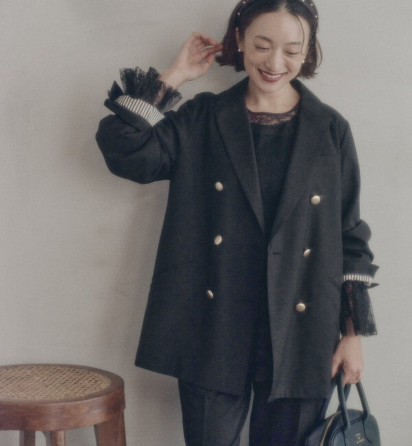  「TRダブルデザインテーラードジャケット」|テーラードジャケット|