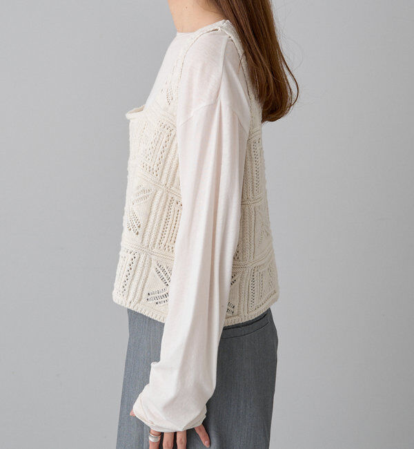  「すかし編みニットビスチェ」|ニット・セーター|