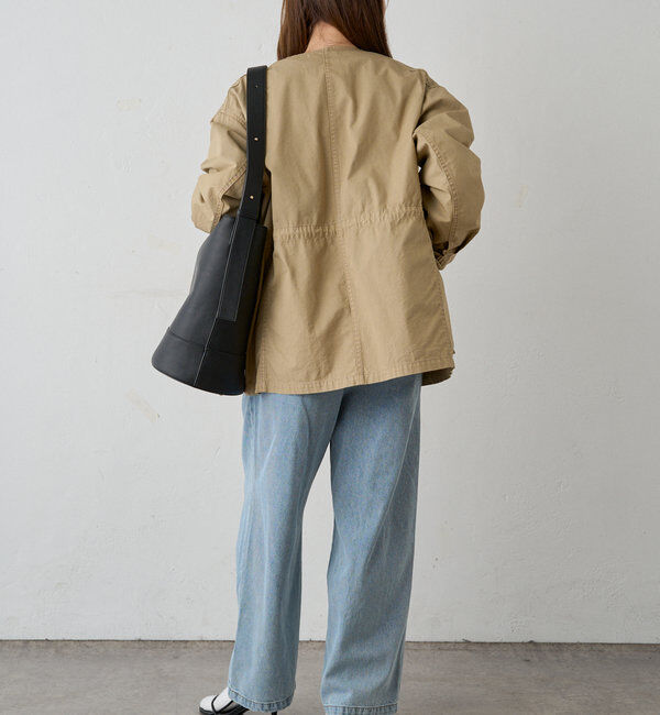  「ベルト付きリラックスデニムパンツ」|デニム|