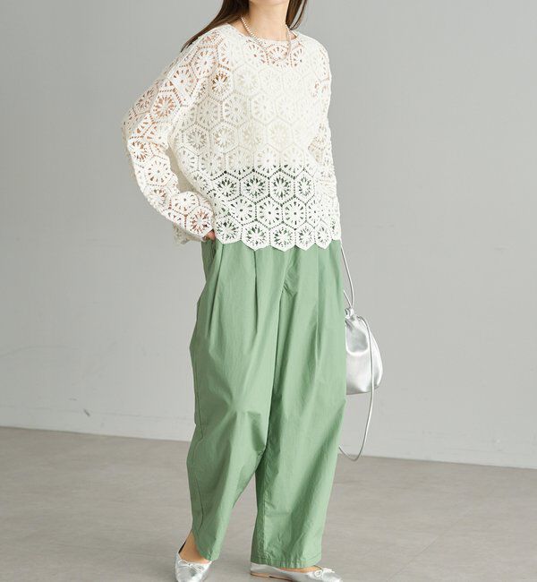  「カギ針編み風2WAYカーディガン」|カーディガン|