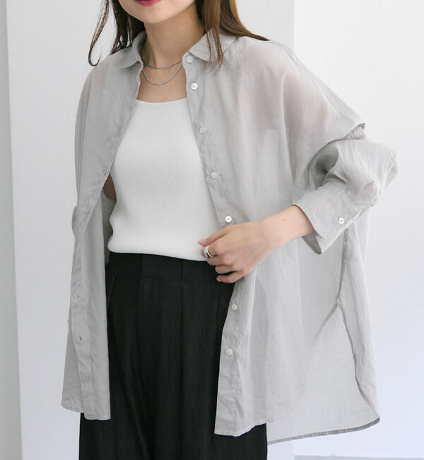  「【新色登場！/リバイバル】ラミーオーバーシャツブラウス」|シャツ・ブラウス|
