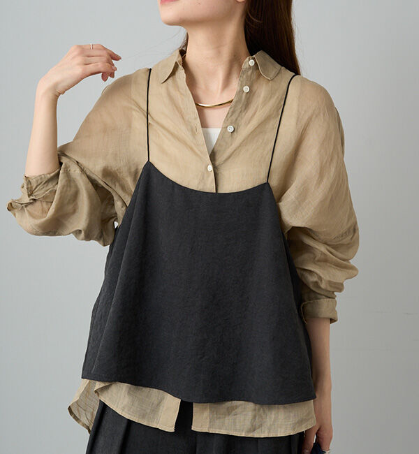  「【新色登場！/リバイバル】ラミーオーバーシャツブラウス」|シャツ・ブラウス|