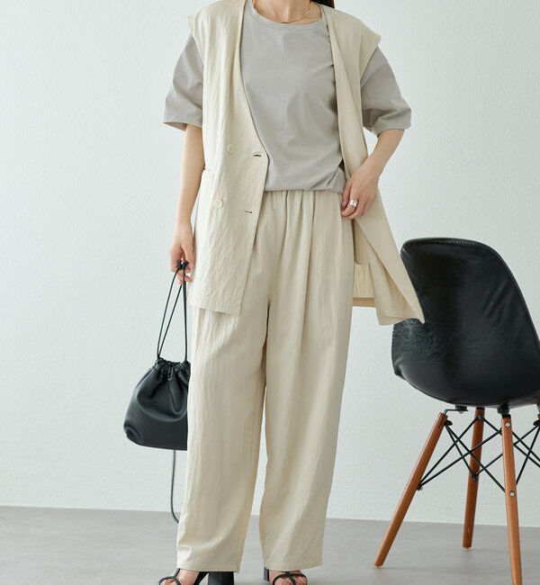  「【汗シミ防止】ワンポイントロゴTシャツ」|Tシャツ・カットソー|