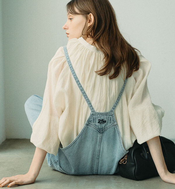 「【25th】シアーシルクコットンスキッパーブラウス」|シャツ・ブラウス|