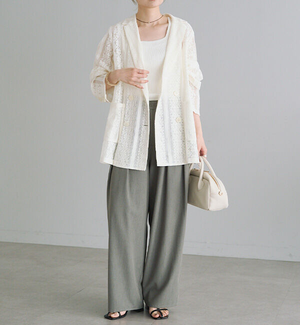  「ヴィンテージライクレースジャケット」|テーラードジャケット|