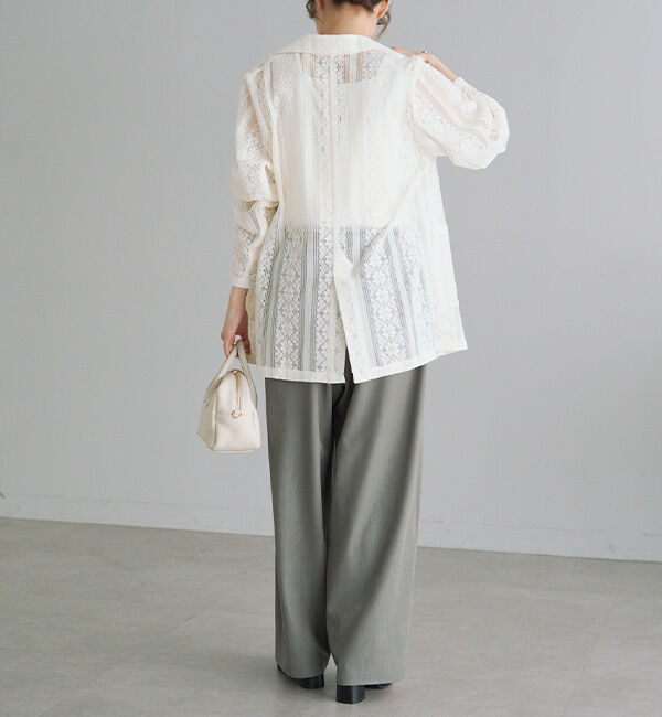  「ヴィンテージライクレースジャケット」|テーラードジャケット|