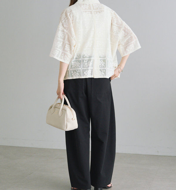  「【接触冷感+抗菌】カーブシルエットカットソーパンツ」|その他|