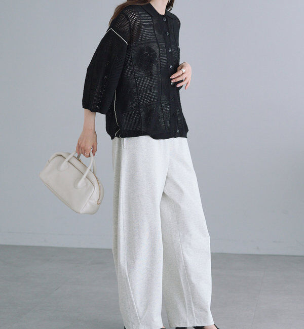  「【接触冷感+抗菌】カーブシルエットカットソーパンツ」|その他|