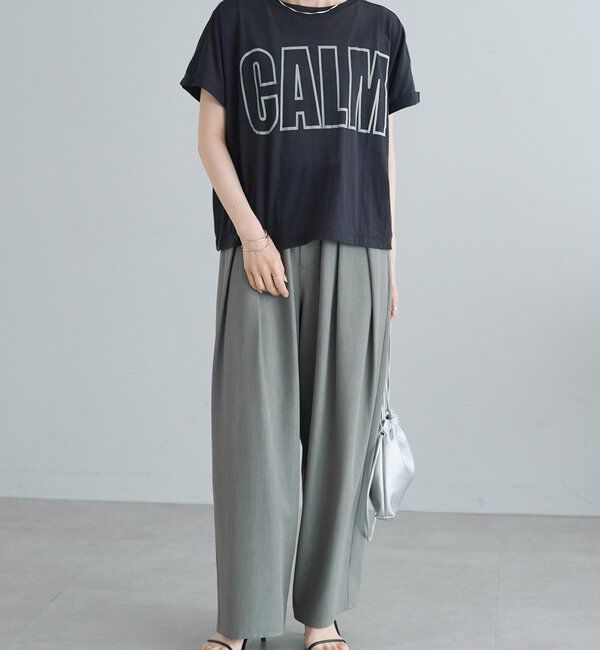  「コットンナイロンシアーロゴTシャツ」|Tシャツ・カットソー|