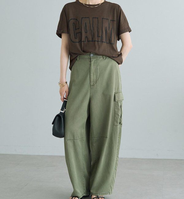  「コットンナイロンシアーロゴTシャツ」|Tシャツ・カットソー|