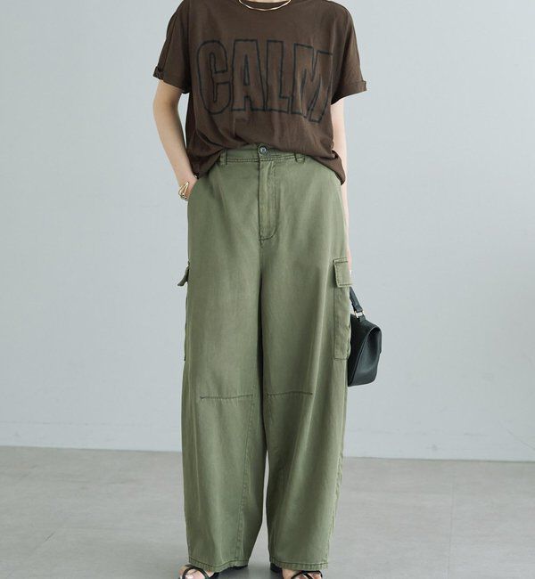  「コットンナイロンシアーロゴTシャツ」|Tシャツ・カットソー|