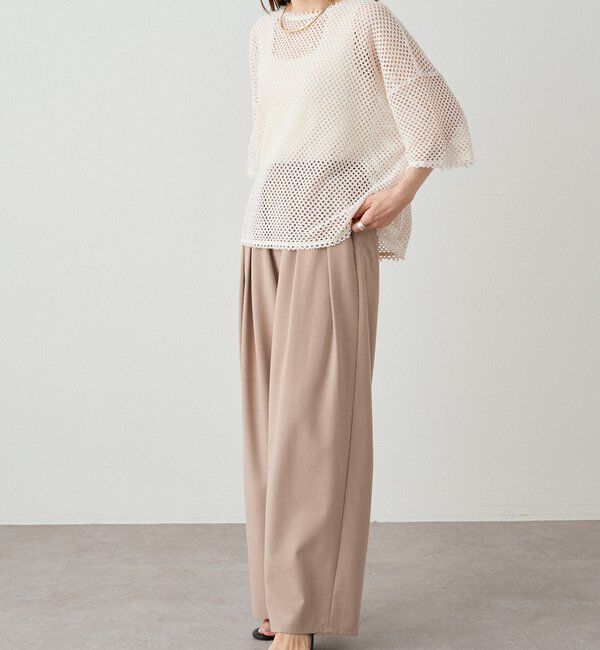  「【リバイバル】ハーフスリーブメッシュプルオーバー」|プルオーバー|