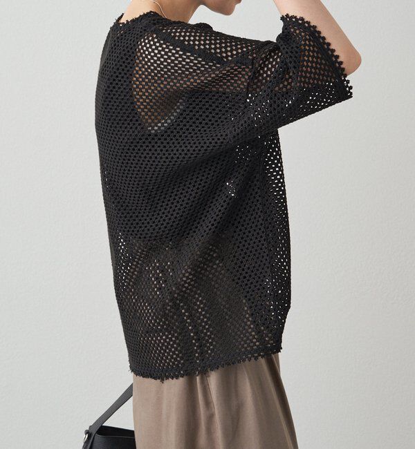  「【リバイバル】ハーフスリーブメッシュプルオーバー」|プルオーバー|