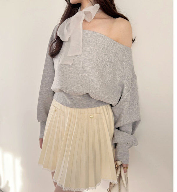  「ロゴ入りニットセットアップ」|ワンピース|