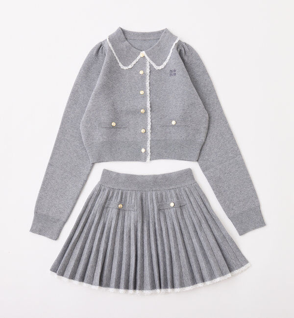  「ロゴ入りニットセットアップ」|ワンピース|