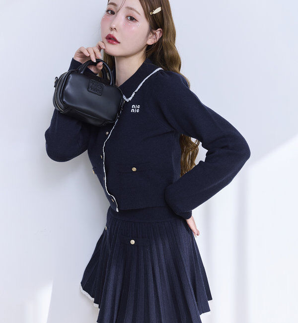  「ロゴ入りニットセットアップ」|ワンピース|