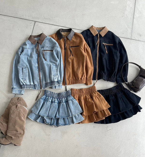  「セットアップ対応/パイピングジャケット」|ダウンベスト・ベスト|