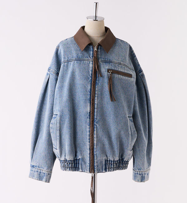  「セットアップ対応/パイピングジャケット」|ダウンベスト・ベスト|