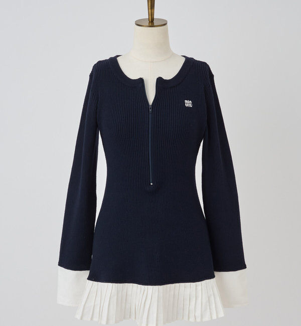  「Nono企画/ドッキングプリーツワンピ」|ワンピース|