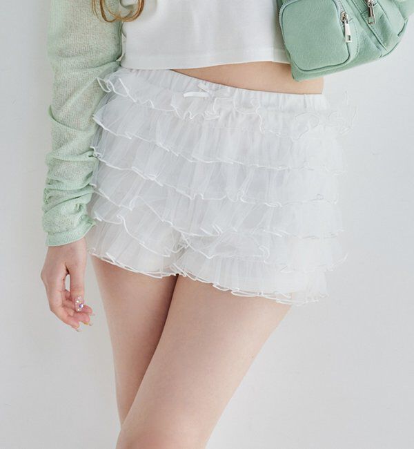  「【moon light marine collection】フリルショーパン」|その他|オフホワイト