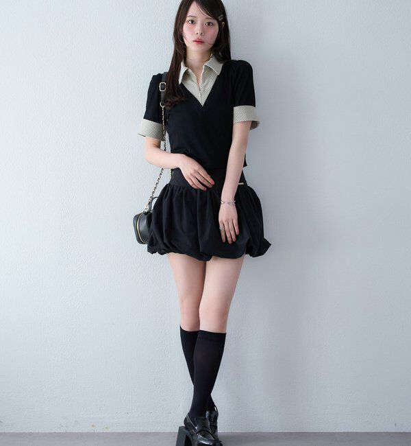  「バルーンミニスカート」|スカート|