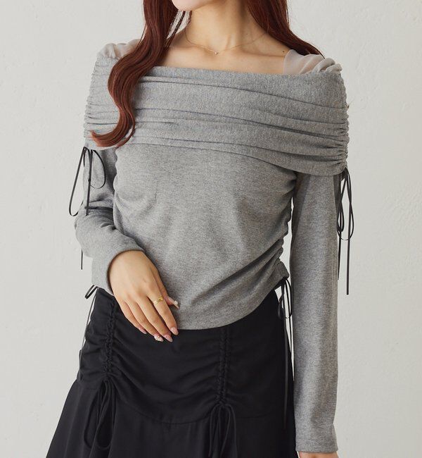  「オフショルトップス」|プルオーバー|