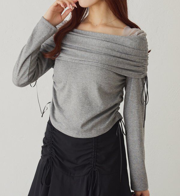  「オフショルトップス」|プルオーバー|