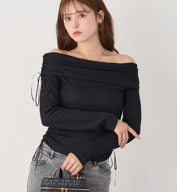  「オフショルトップス」|プルオーバー|