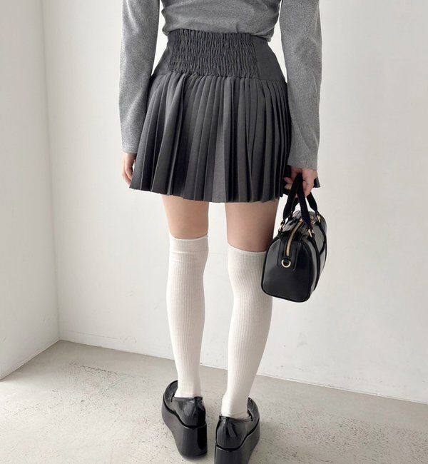  「【WEB限定リバイバル】細プリーツスカート」|スカート|