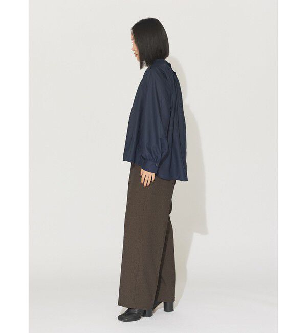 MIDIUMISOLID「MIDIUMISOLID for Ladies ハイネックギャザーブラウス(SOPHISTICATE)」|シャツ・ブラウス|