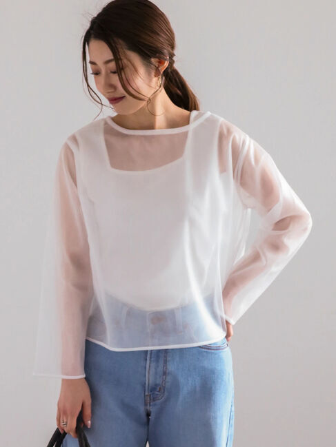 Te chichi「リバーシブルシアープルオーバー」|Tシャツ・カットソー|