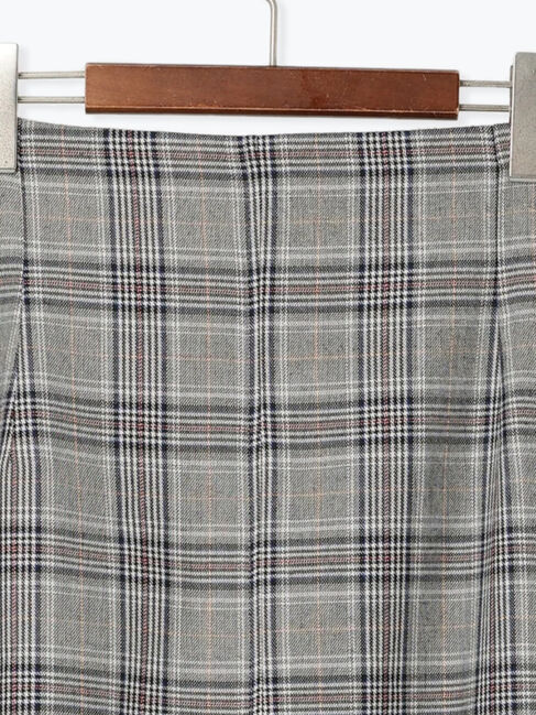 Te chichi「ボックスタックチェックトラペーズスカート」|スカート|