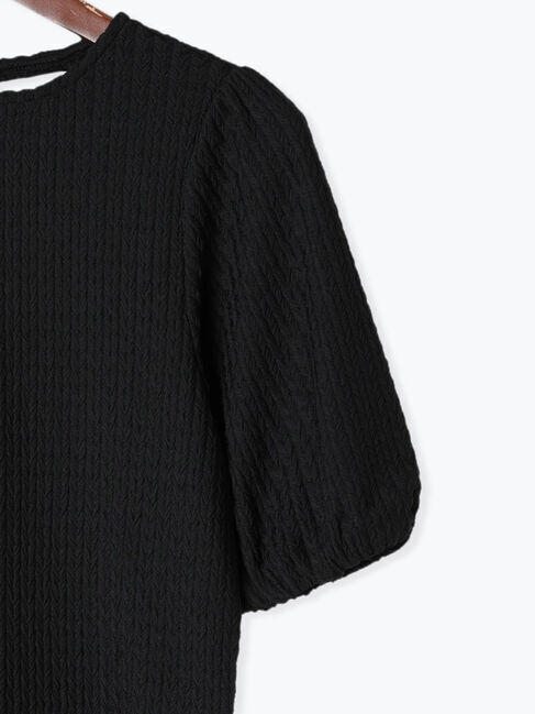 Te chichi「ジャガードボリュームスリーブプルオーバー」|Tシャツ・カットソー|