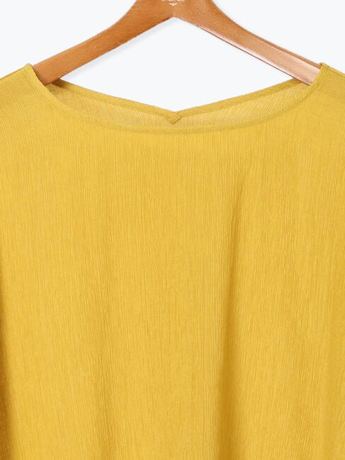 Lugnoncure「楊柳袖シャーリングブラウス」|シャツ・ブラウス|