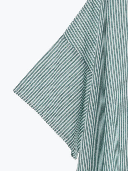 Samansa Mos2「【クールコットン】柄アソートスキッパーチュニック」|シャツ・ブラウス|